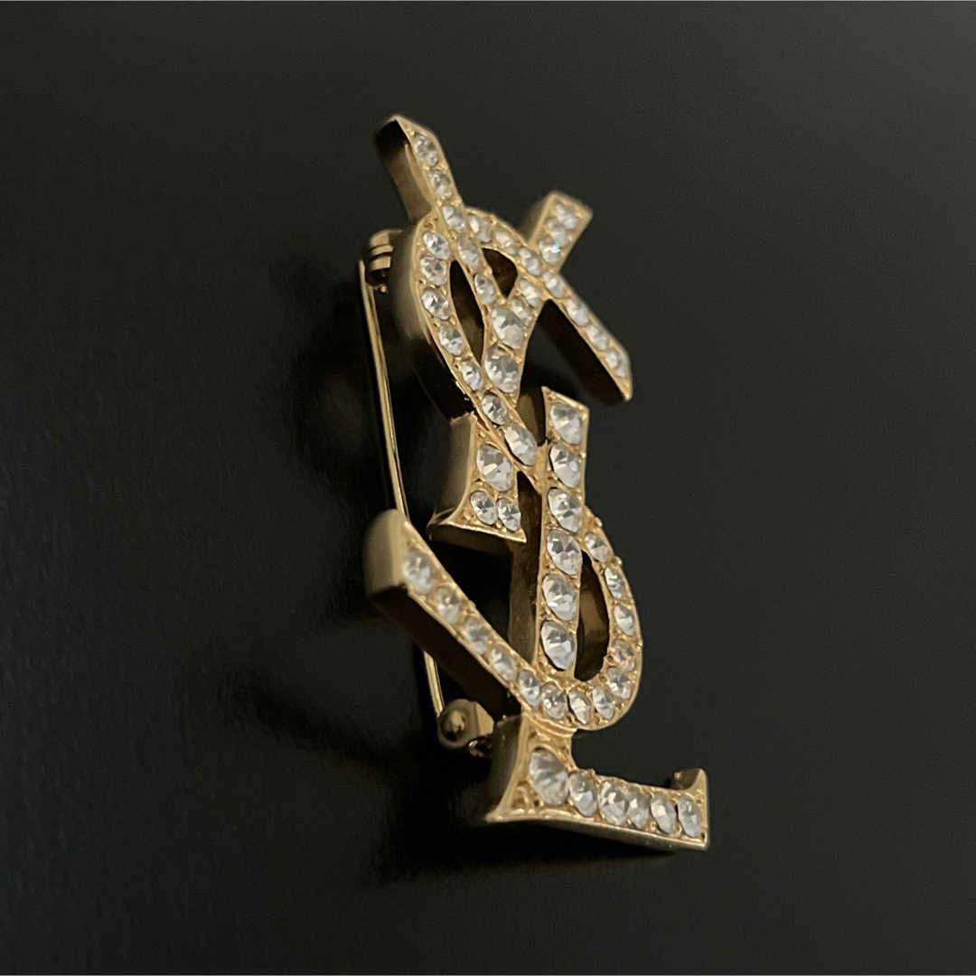 u*s様 値下げ‼️ヴィンテージイヴ・サンローランYSL ロゴ ブローチ