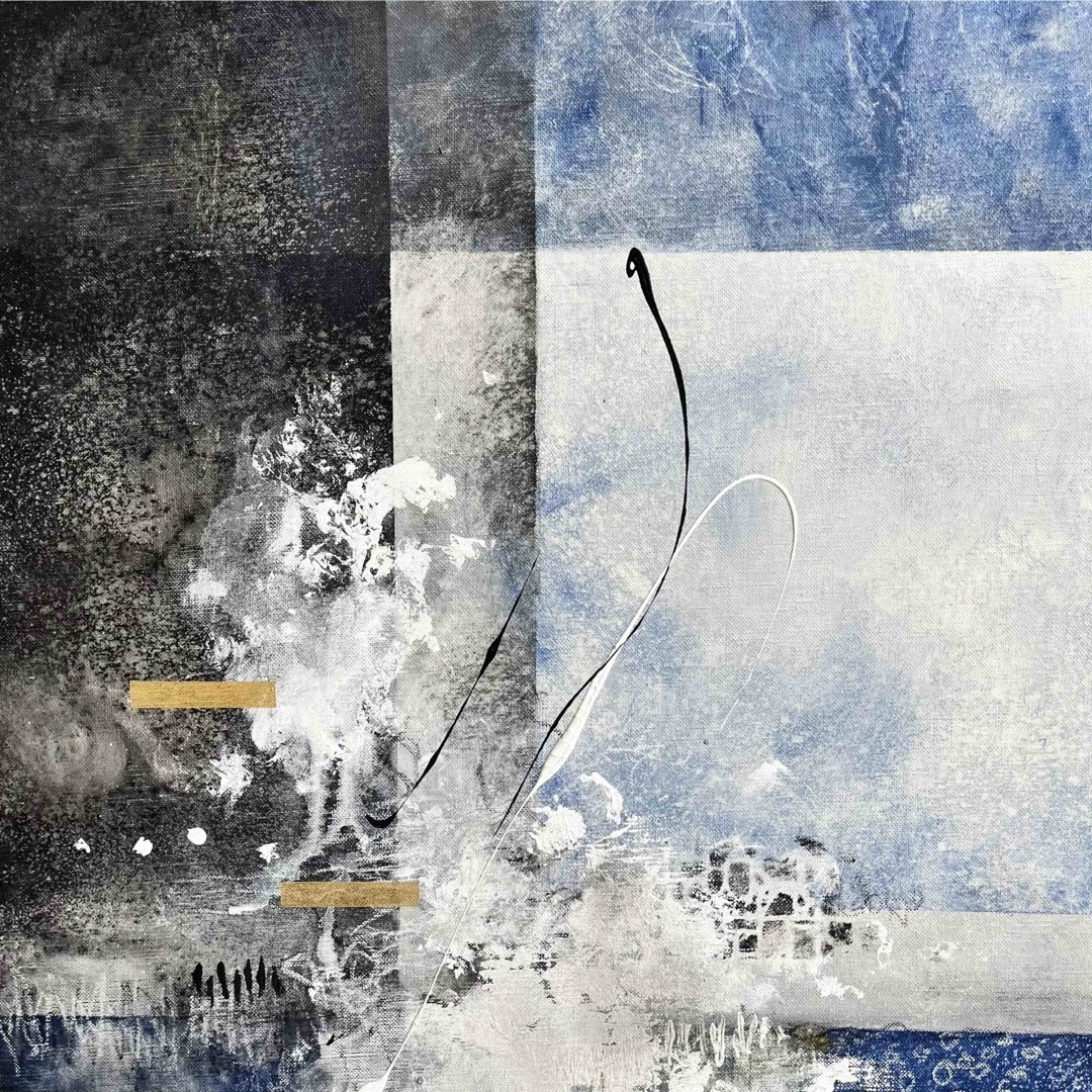 原画/抽象画/モダンアート/現代アート/アクリル画/BRIDGE sunset海