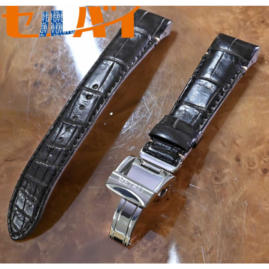 Grand Seiko - 本物 極上品 セイコー 純正品 クロコダイルレザーベルト