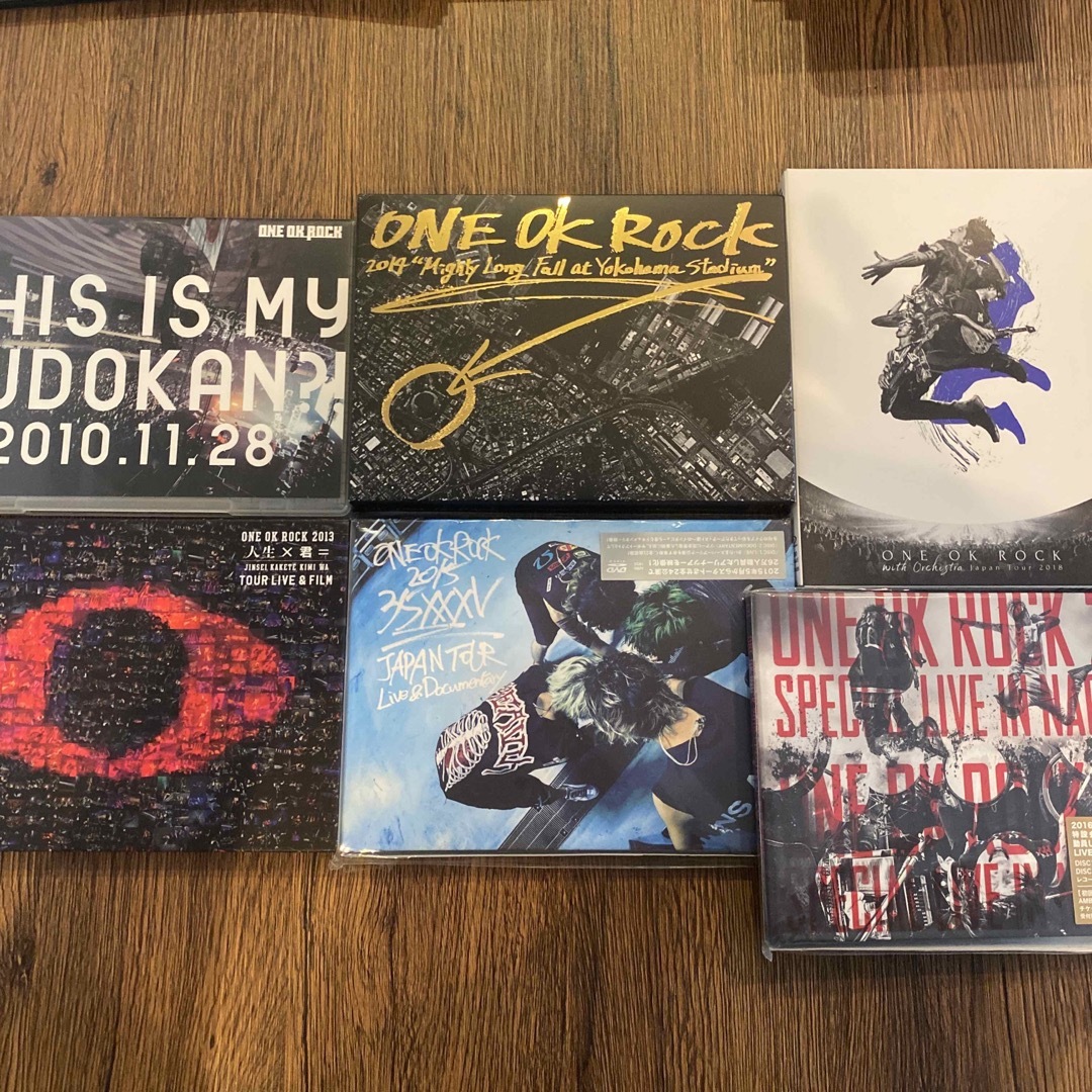 ONE OK ROCK ライブ DVD 6タイトルまとめ売りセット【良品】 ワンオク