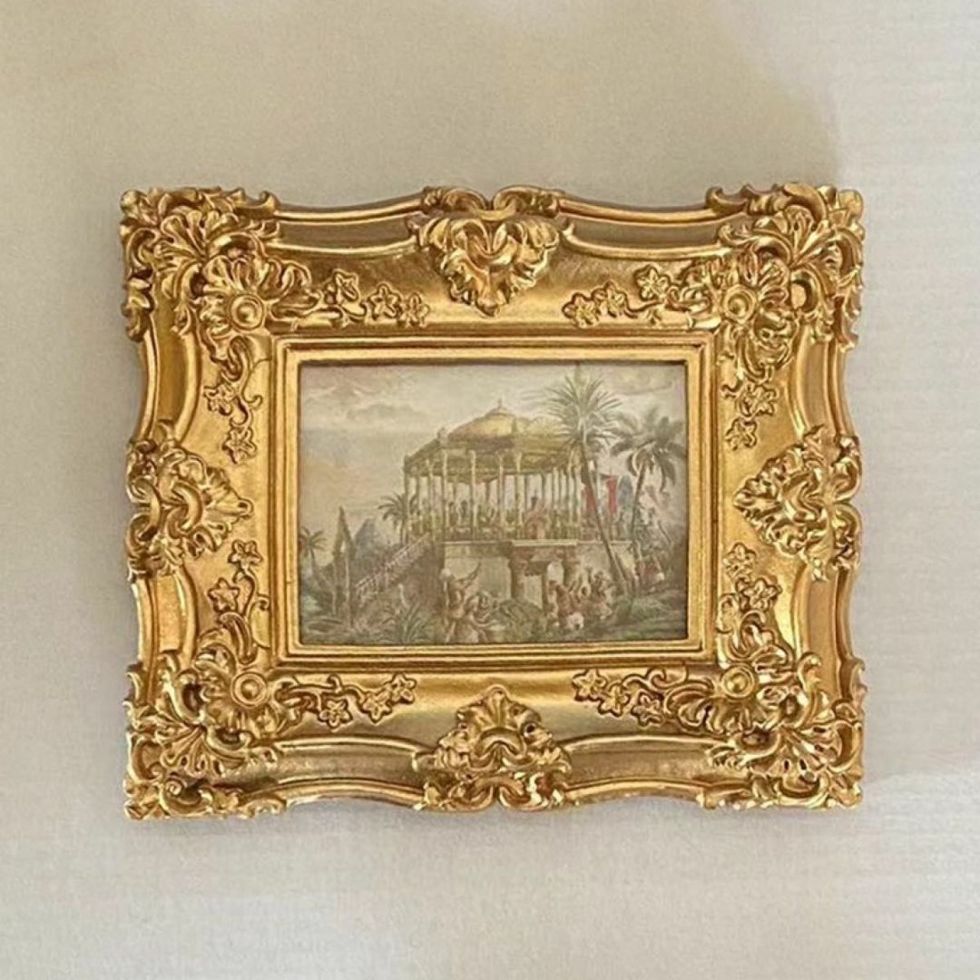 アンティーク調 ゴールド フレーム 豪華 高級感 額縁 オシャレ レトロ
