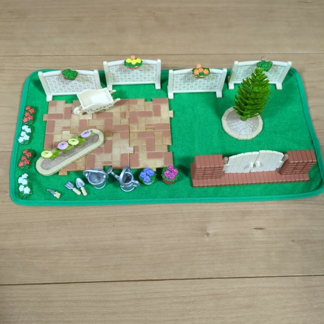 シルバニアファミリーお庭セット3つセット3シリーズ シルバニア