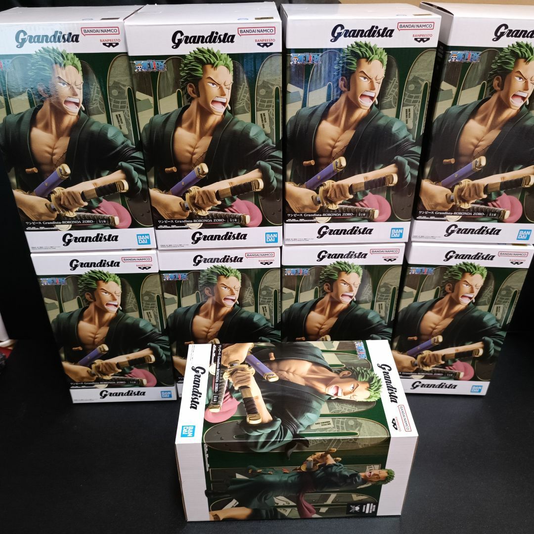 ワンピースgrandista ロロノア・ゾロ9個セット