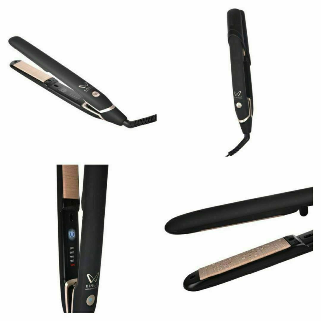 絹女 KINUJO DS100 ブラック ストレートアイロン 357