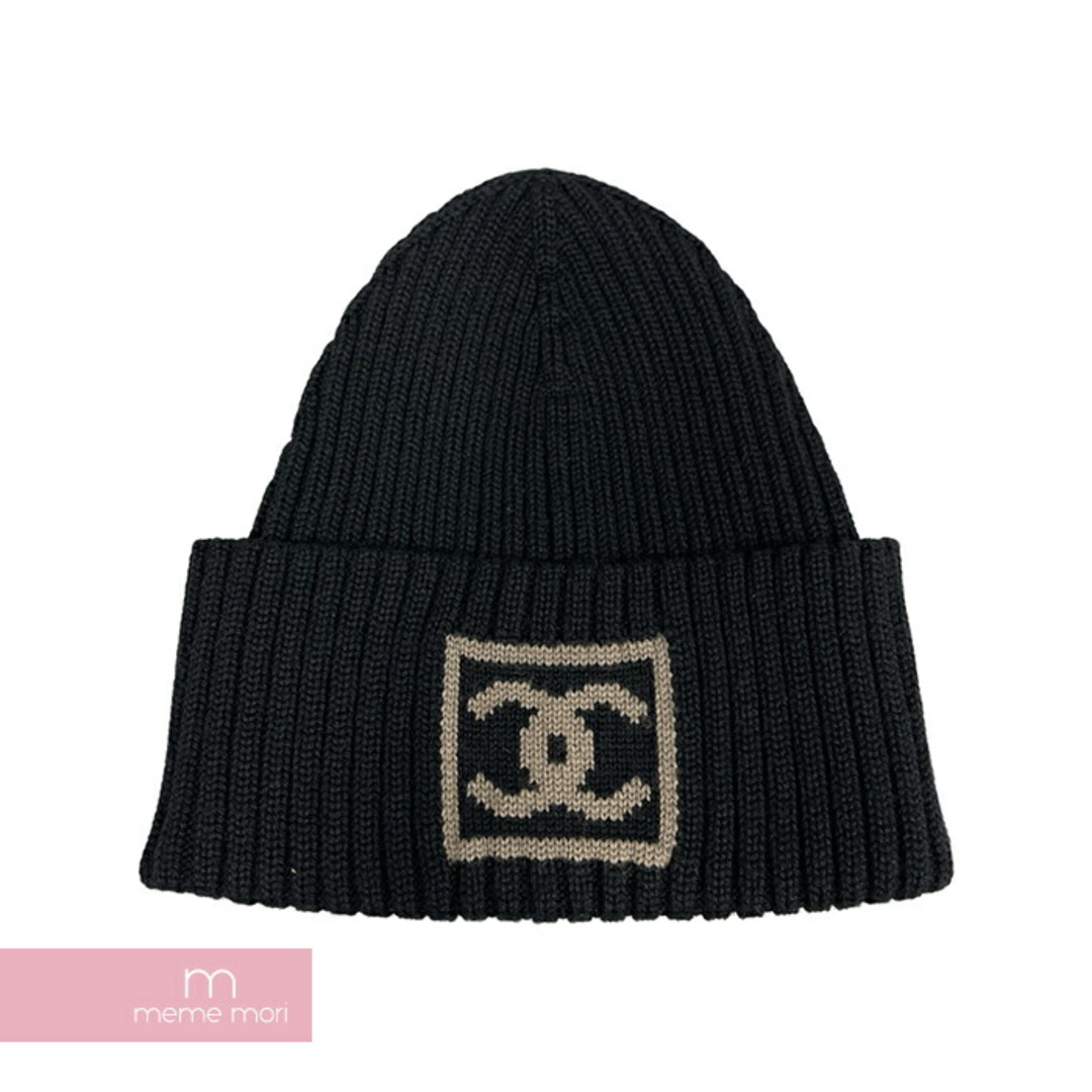 新品未使用 chanel25B 新作 本物 ココマーク ニット帽黒 最終お値下げ