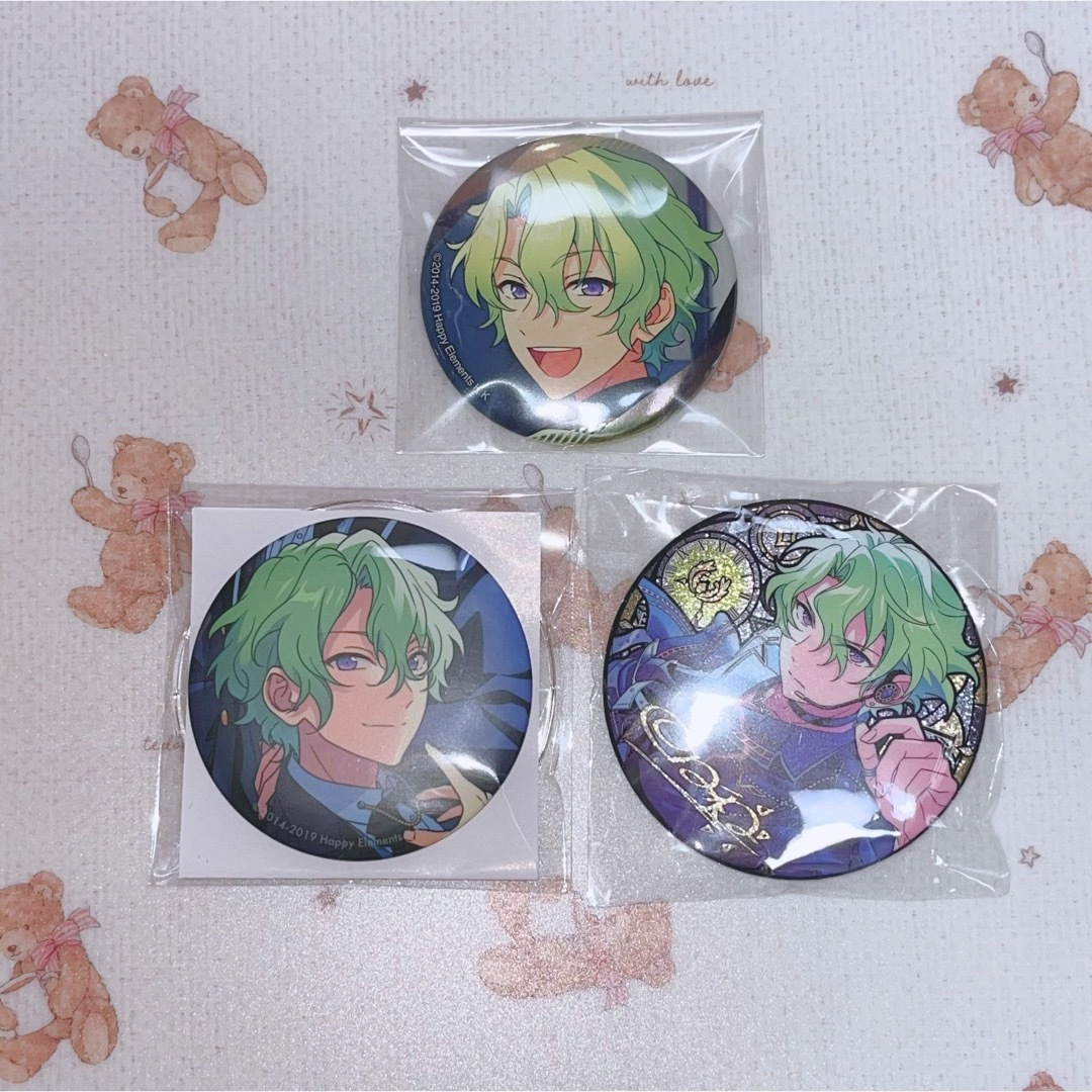 巴日和 シャッフル 缶バッジ 75点 あんさんぶるスターズ!! SHUFFLEコレ