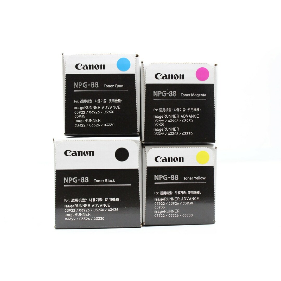 未使用 CANON 純正 トナー NPG-88 4色（シアン・マゼンタ・イエロー