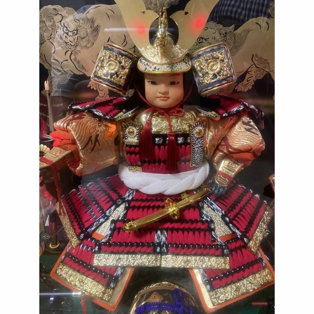 五月人形 子供大将 人形高さ50センチ 未開封