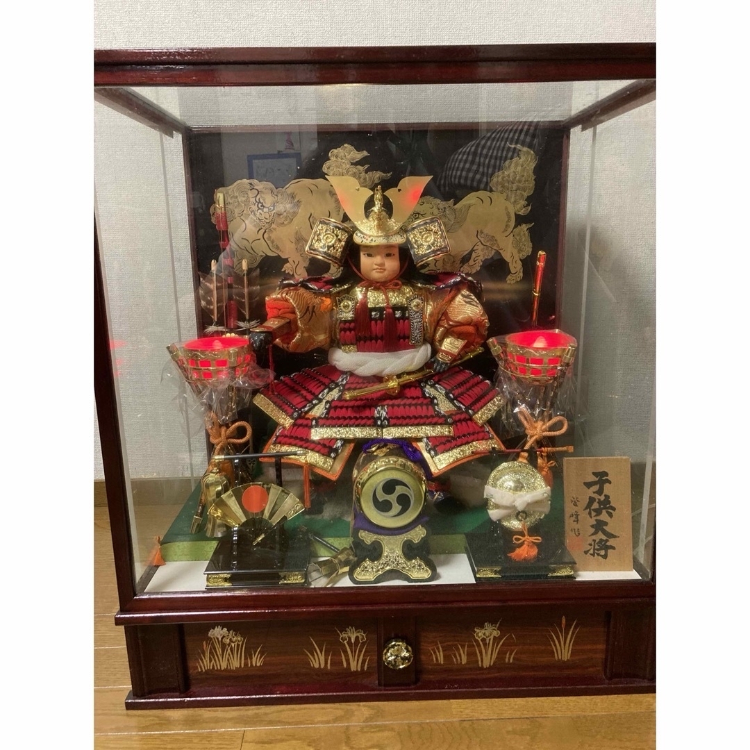 五月人形 子供大将 人形高さ50センチ 未開封