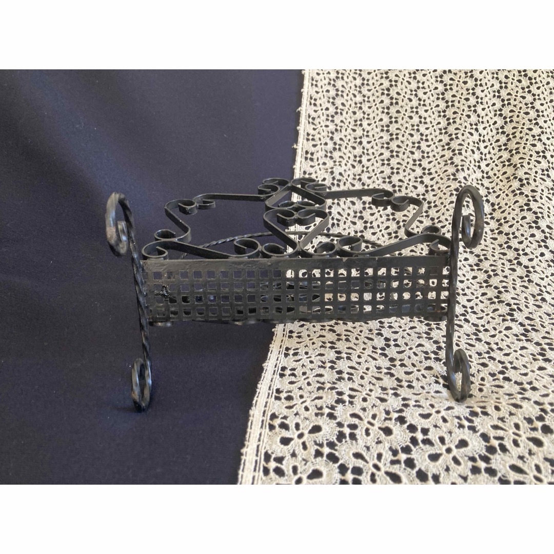 フランスアンティーク おままごと マガジンラック アイアン レターラック