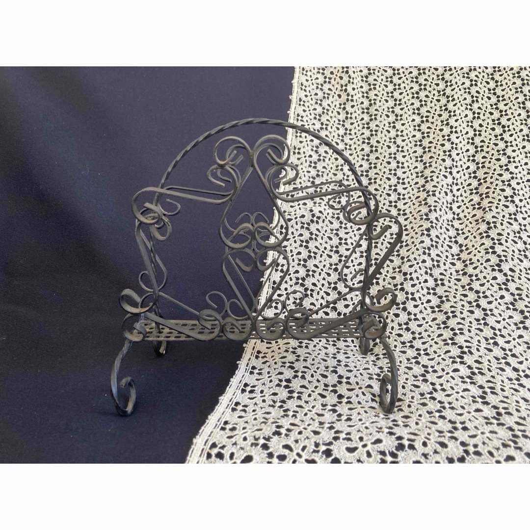 フランスアンティーク おままごと マガジンラック アイアン レターラック