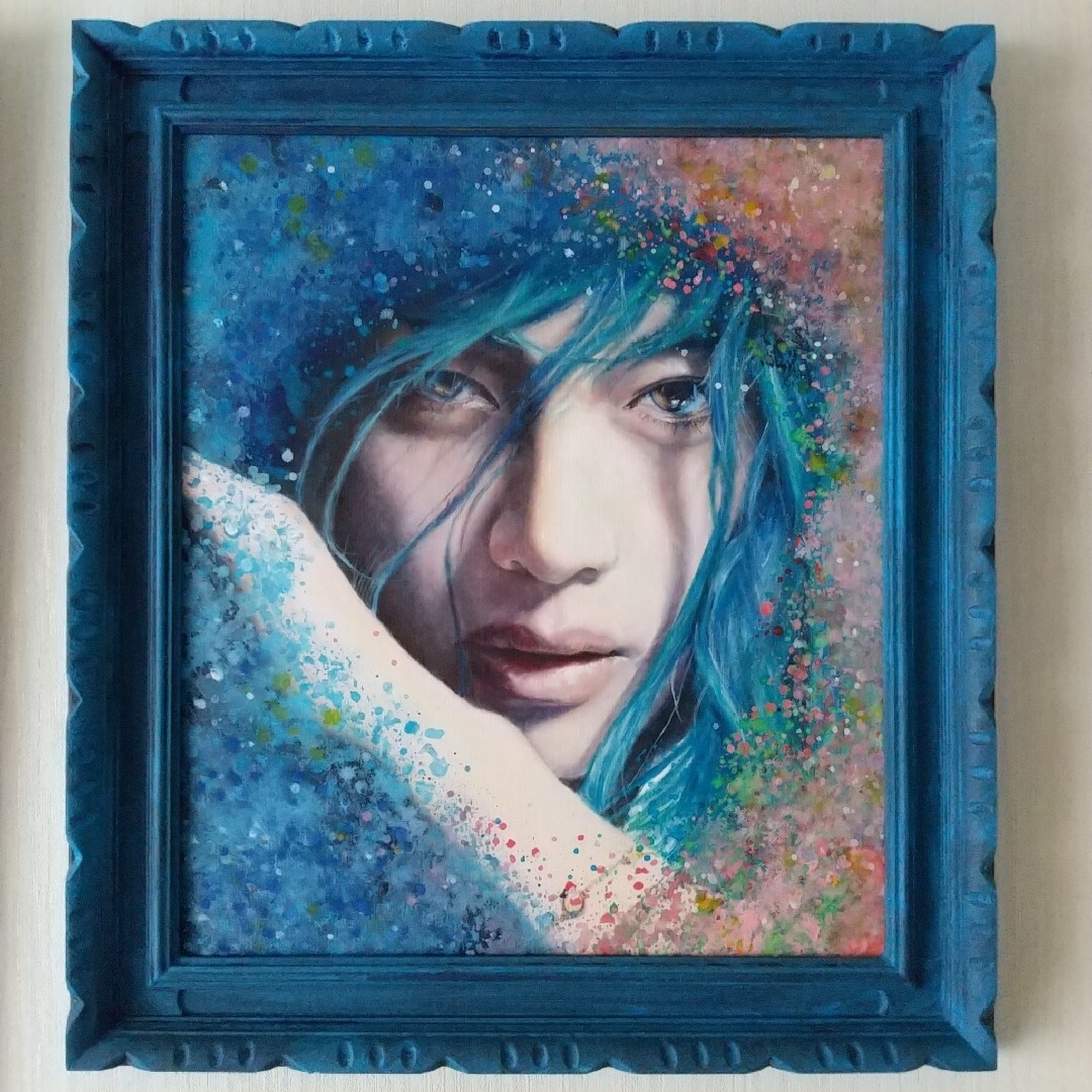 男性の肖像 油彩画 8号 F8 油絵 人物画#7 人物画#10 男性