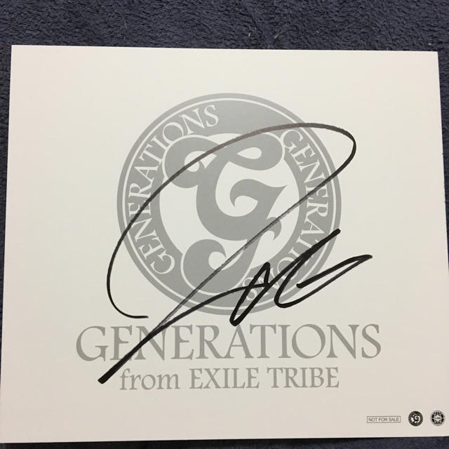 GENERATIONS 佐野玲於 サイン 色紙 GENERATIONS - 佐野玲於