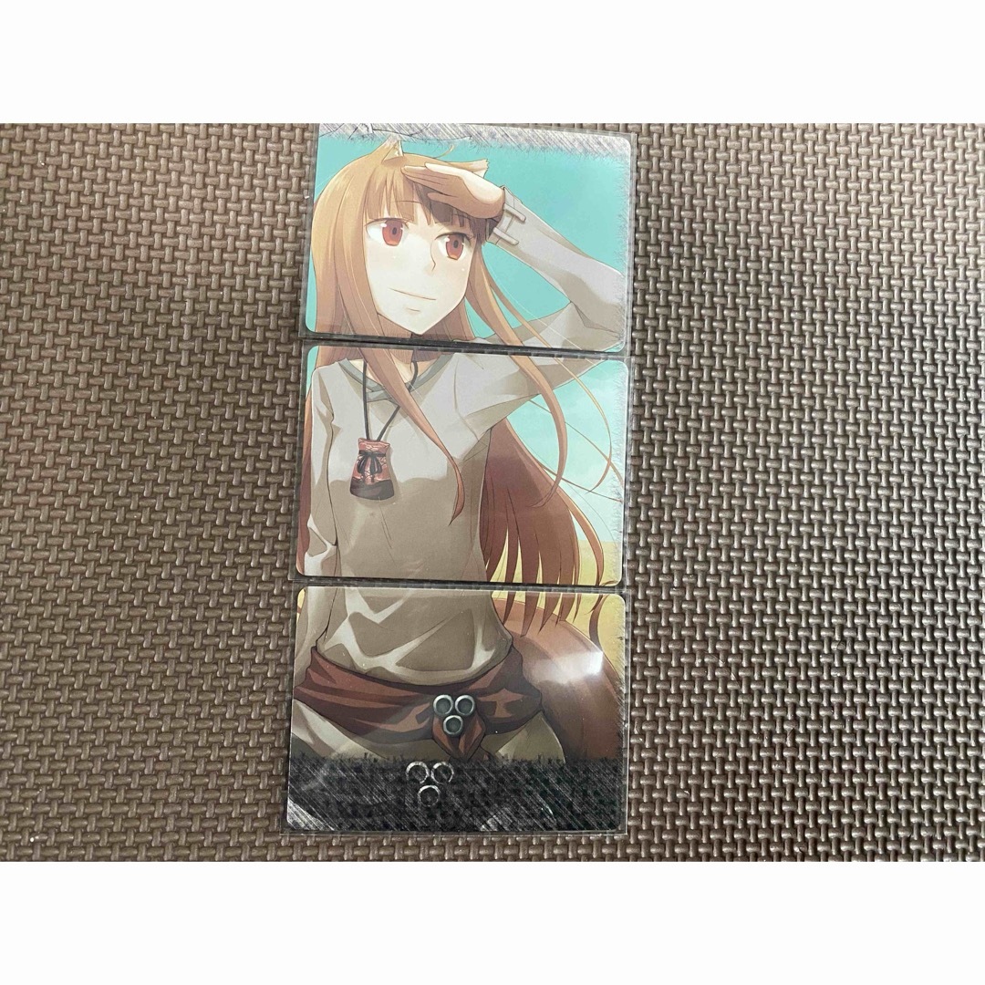 狼と香辛料 アニメ 1期 ホロ 3枚 完成 カード