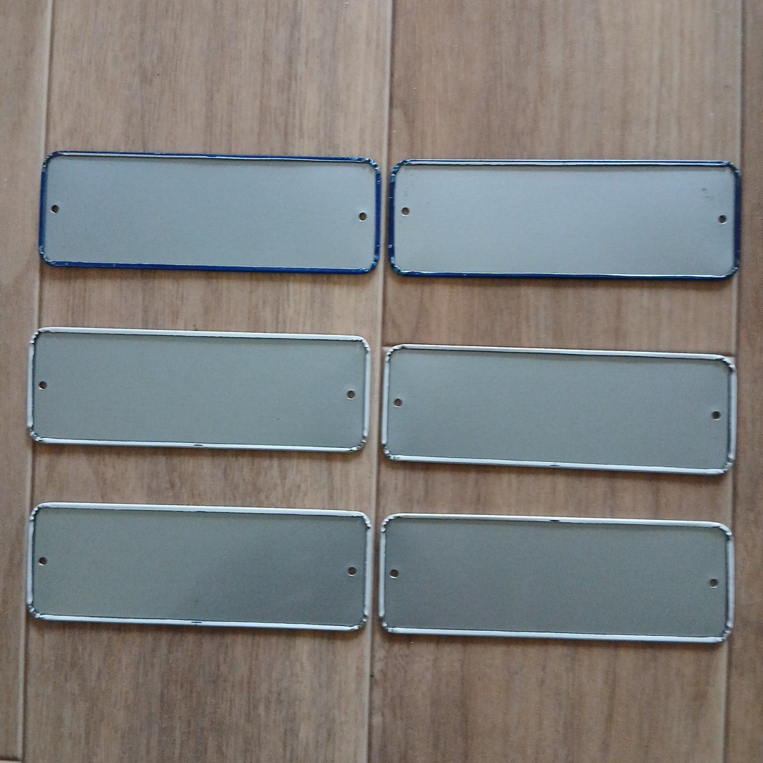 鉄道行先表示板セット 方向幕 ミニセット6枚 美品 表示板セット