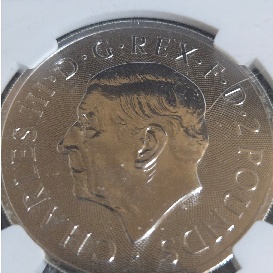 2025年 イギリス ブリタニア銀貨 MS70 モダンコイン