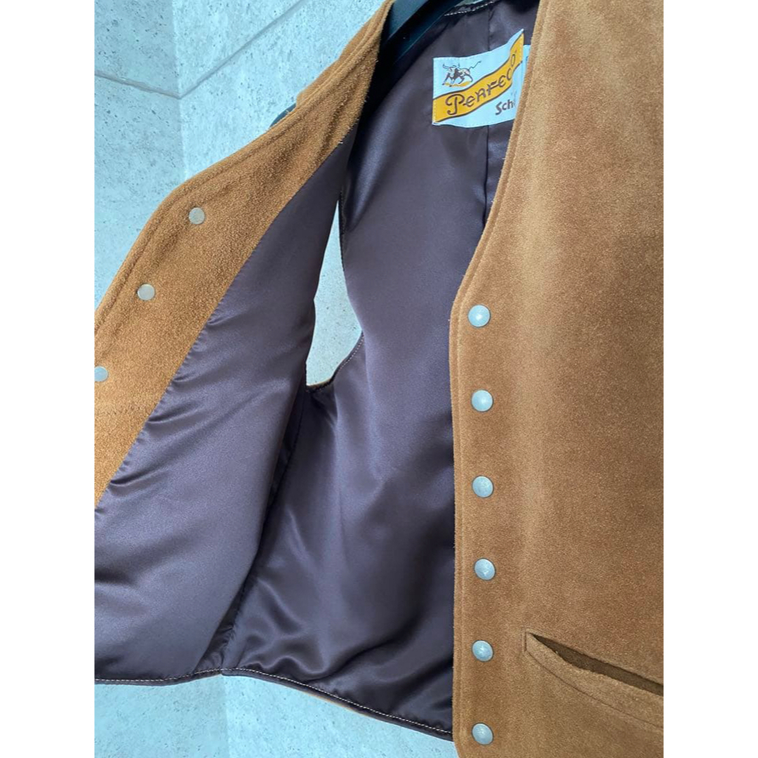 Schott Perfecto / 321USV SUEDE MC VEST