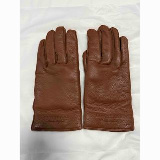 BURBERRY - とよ様バーバリー Burberry レザー グローブ オープン