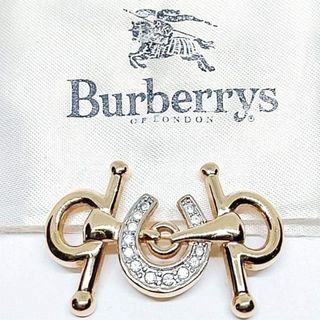 バーバリー ブローチ ☆ バーバリー ブローチ☆ ゴールド ホースマーク