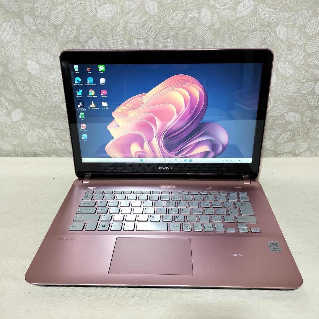 450 ピンク 14インチ SSDノートパソコン Windows 11すぐ使える