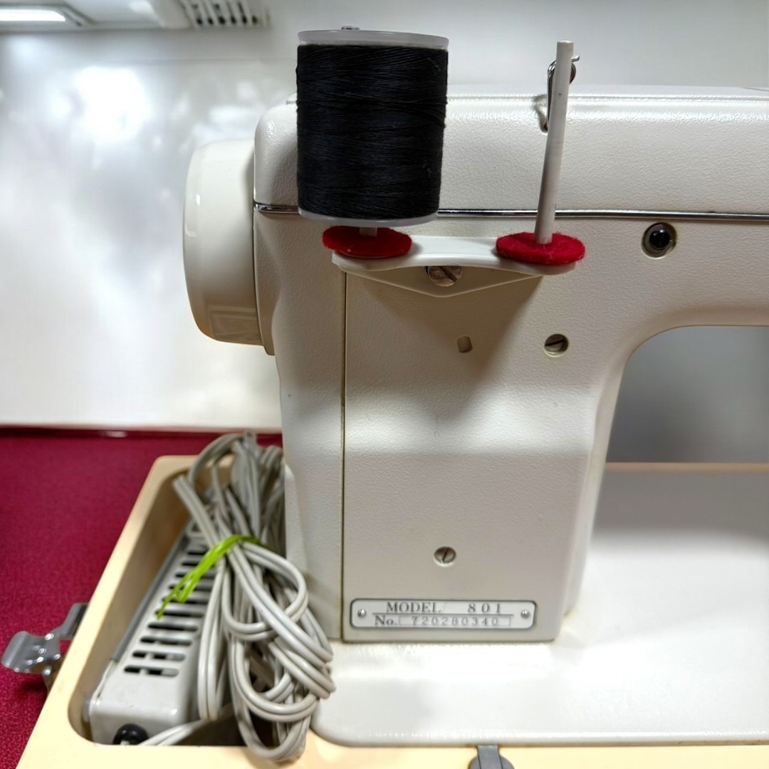 JANOME - ☆ ジャノメ トピア 801型 ミシン フットペダル付き レトロ