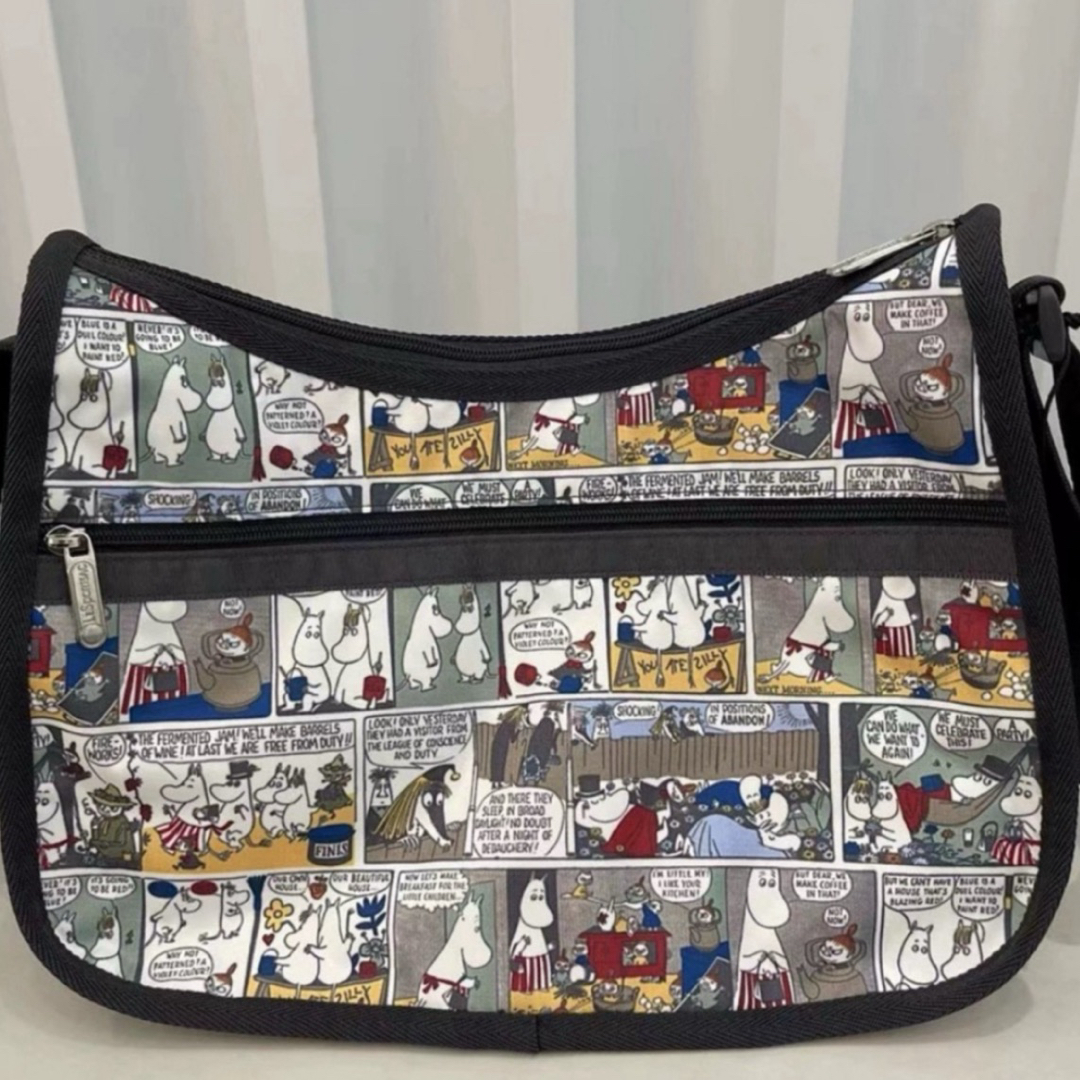レスポートサック「ムーミン」新作コラボバッグ、リトルミィの総柄