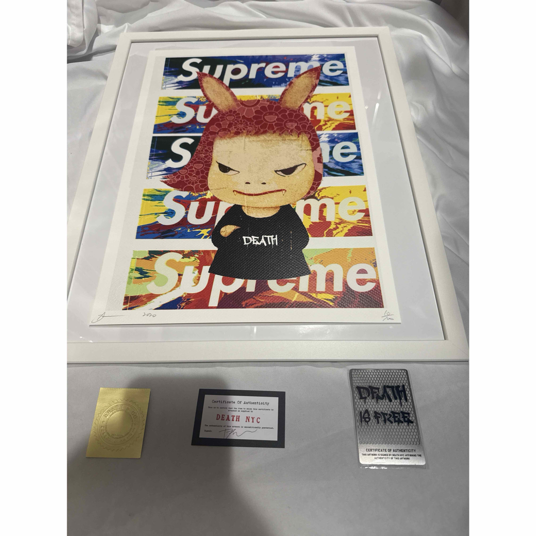 DEATH NYC 現代アートポスター 世界100枚限定 supreme