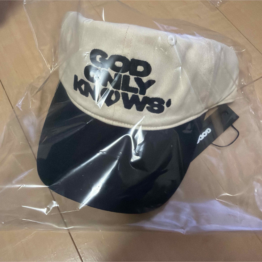 god only knows LOGO 2TONE CAP キャップ ネイビー
