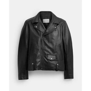 COACHコーチシングルライダースジャケット ボルド S 46 COACH コーチ