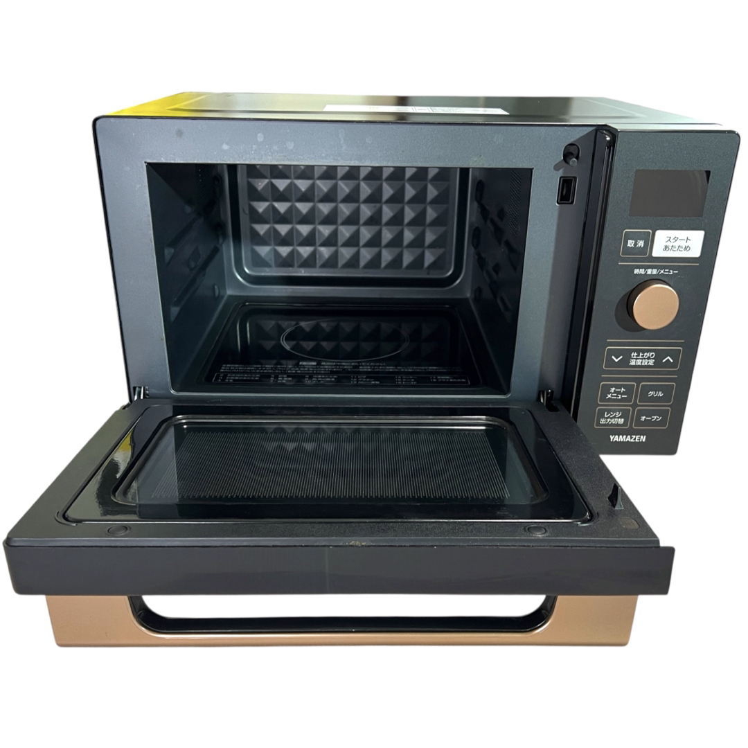 角皿未使用・極美品】YAMAZEN 山善 オーブンレンジ YRP-F180V