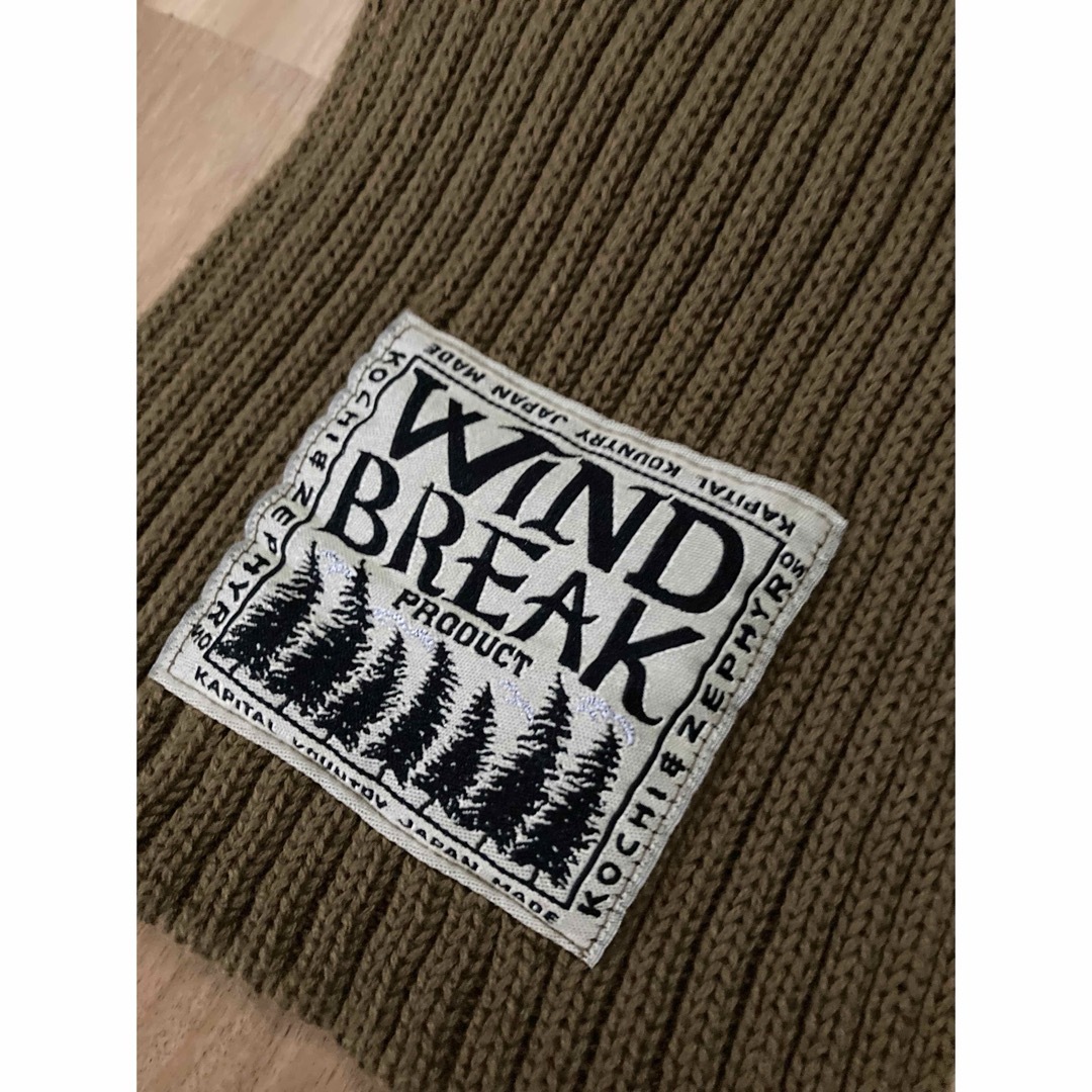 KAPITAL ニット帽 カーキ