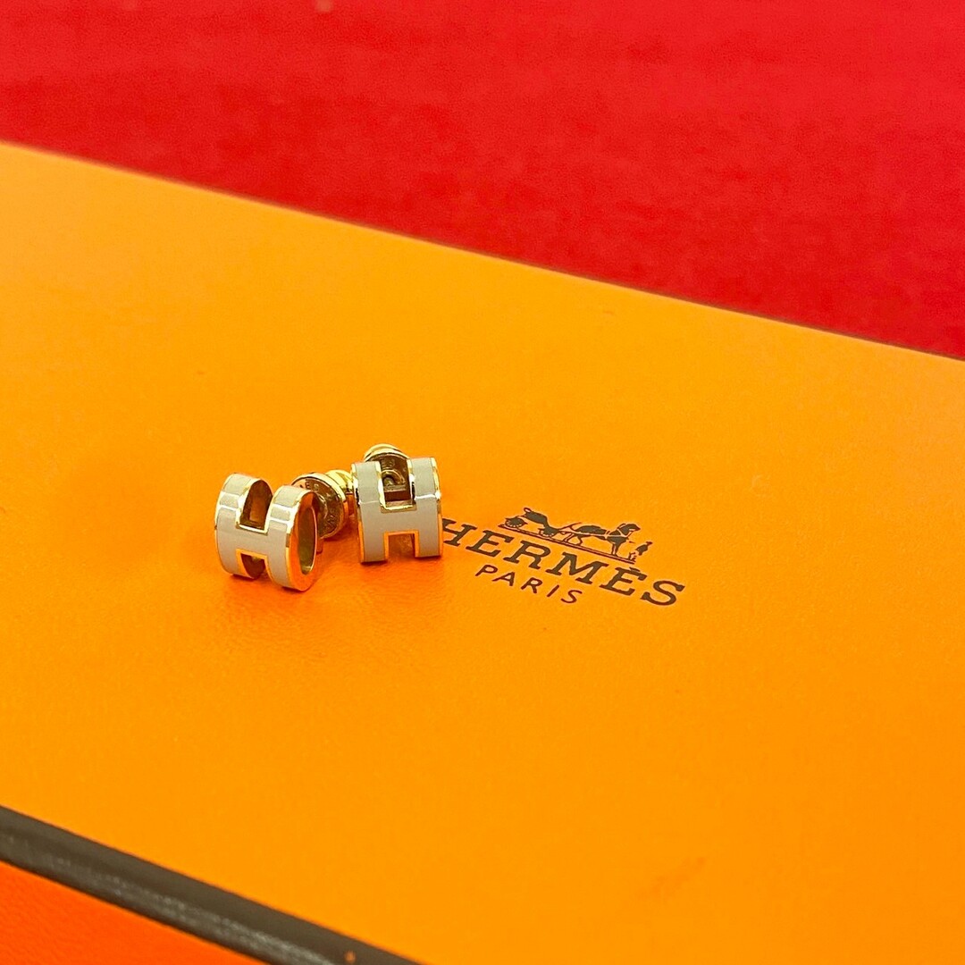 HERMES - 極 美品 HERMES エルメス ミニ ポップアッシュ H ロゴ GP