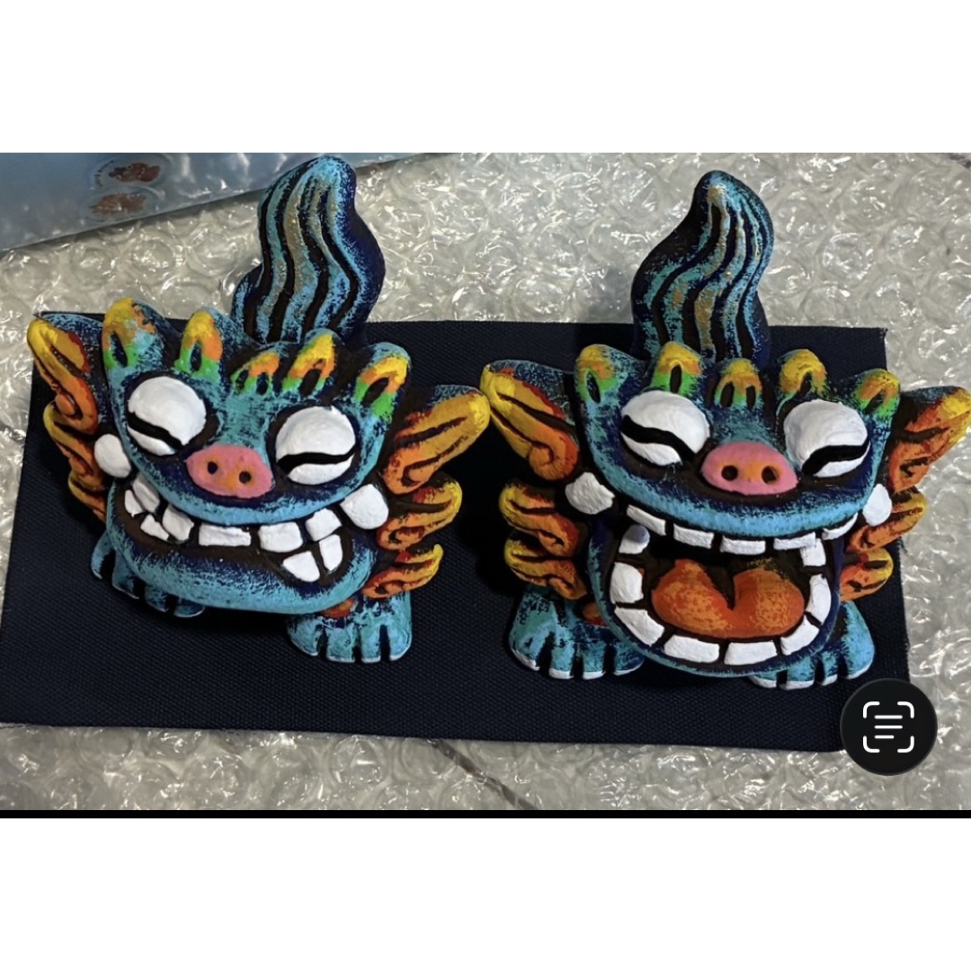 新品 未使用】 沖縄 シーサー ドーガ S ブルーの通販 by ulloo's shop