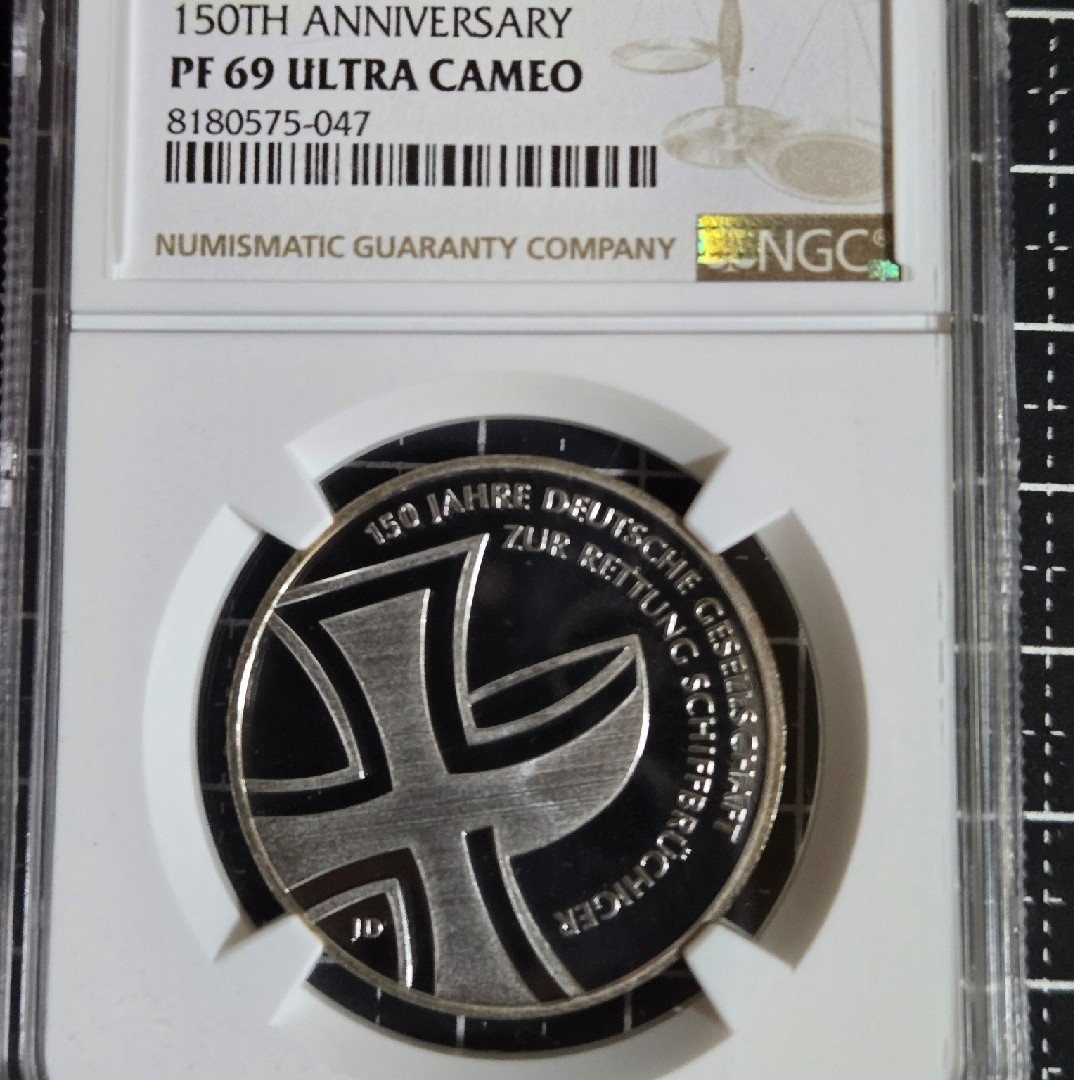 2015 ドイツ 10E 銀貨 海上捜索と救助 150周年 NGC PF69UC