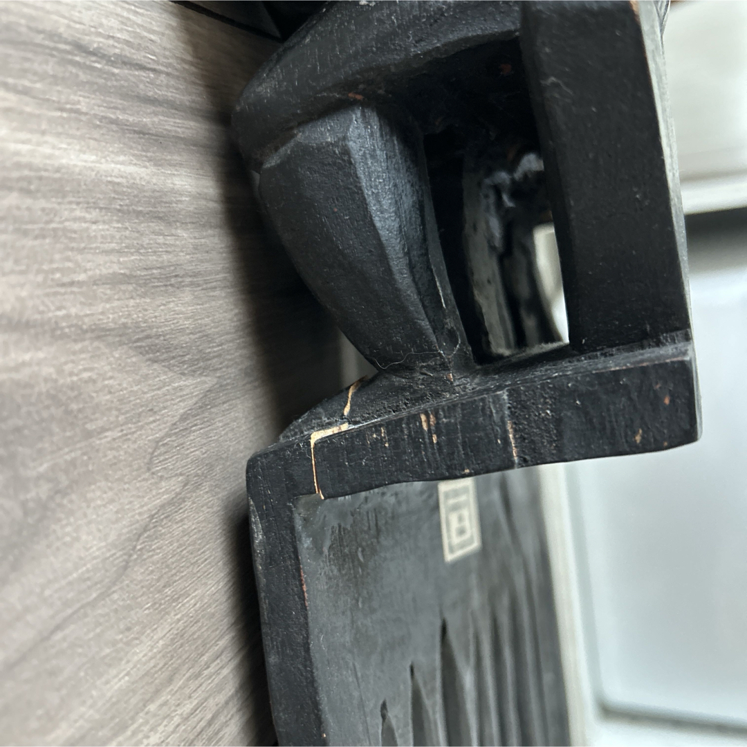 西アフリカ アシャンティ族 櫛 壁掛 アフリカ木彫り 置き物