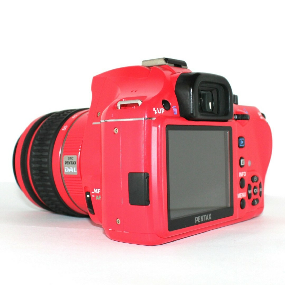 PENTAX K-x デジタル一眼レフカメラ レッド iPhone転送✨完動品✨
