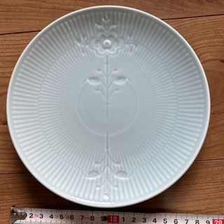 1908 ロイヤルコペンハーゲン フィシュプレート 白ホワイト 未使用