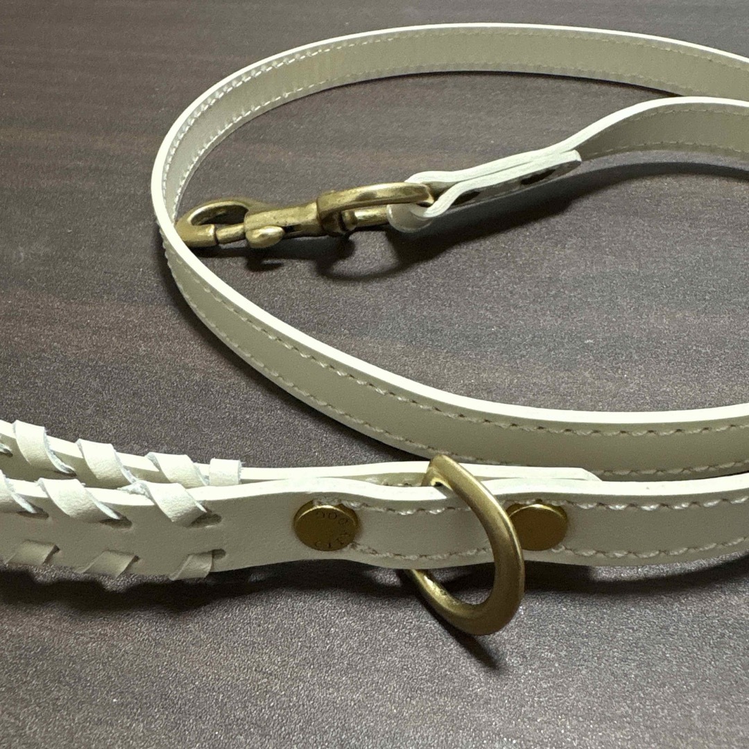 CITYDOG レザー ハーネスMサイズ&リードセット アイボリーの通販はau