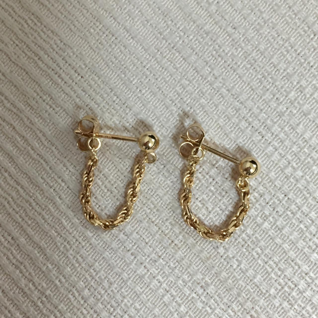 フレンチロープ ピアス | AHKAH（アーカー）| 公式オンラインサイト