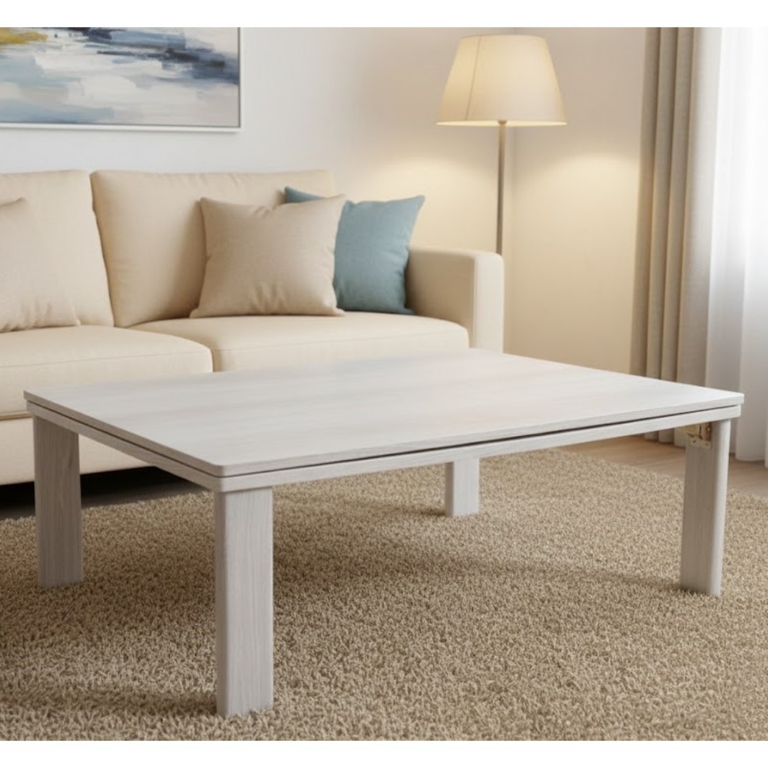 ◇訳あり画像あり◇【新品】カジュアルこたつ 天板リバーシブル 折れ脚