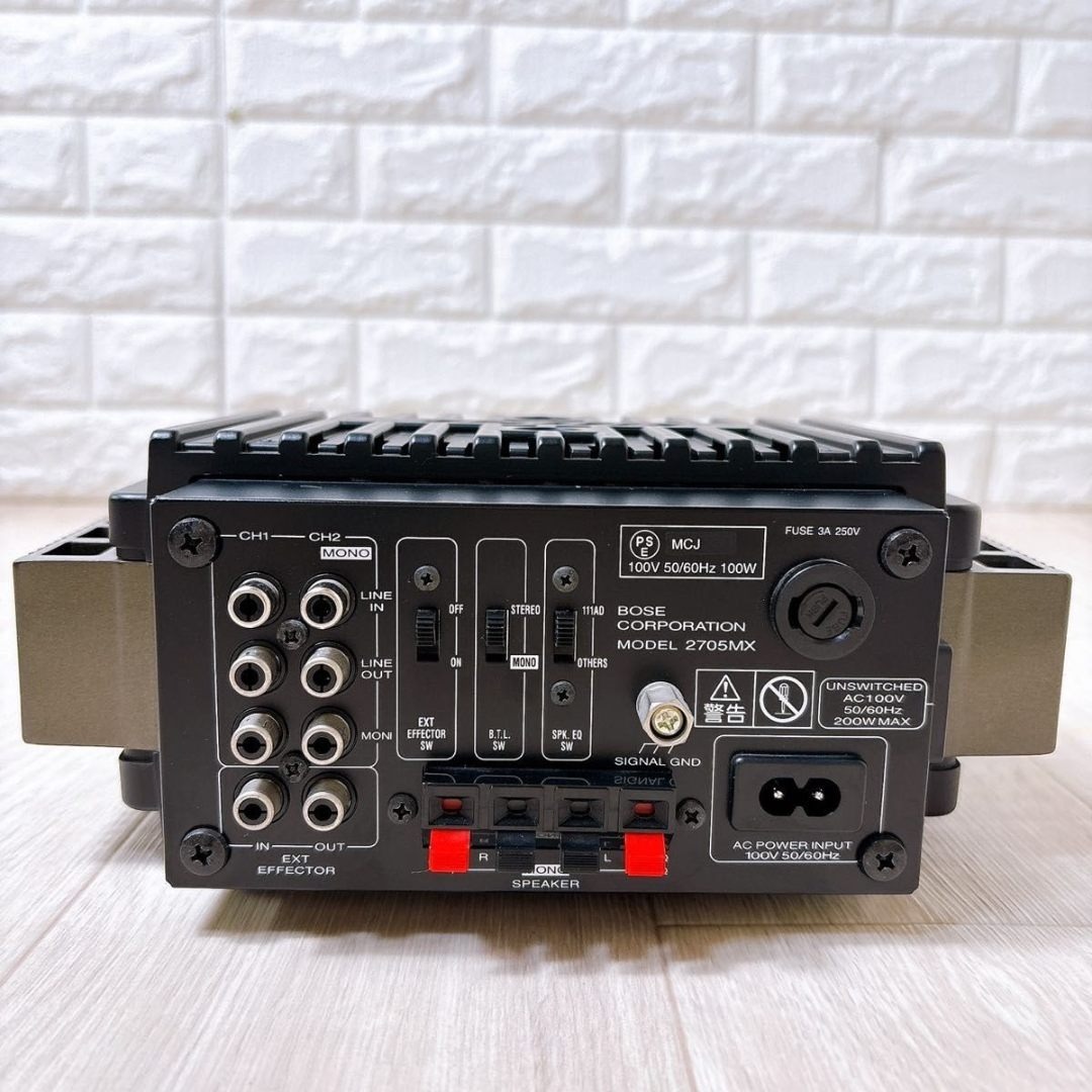 BOSE ボーズ 2705MX パワーアンプ ミキシング プロ用 コンパクト