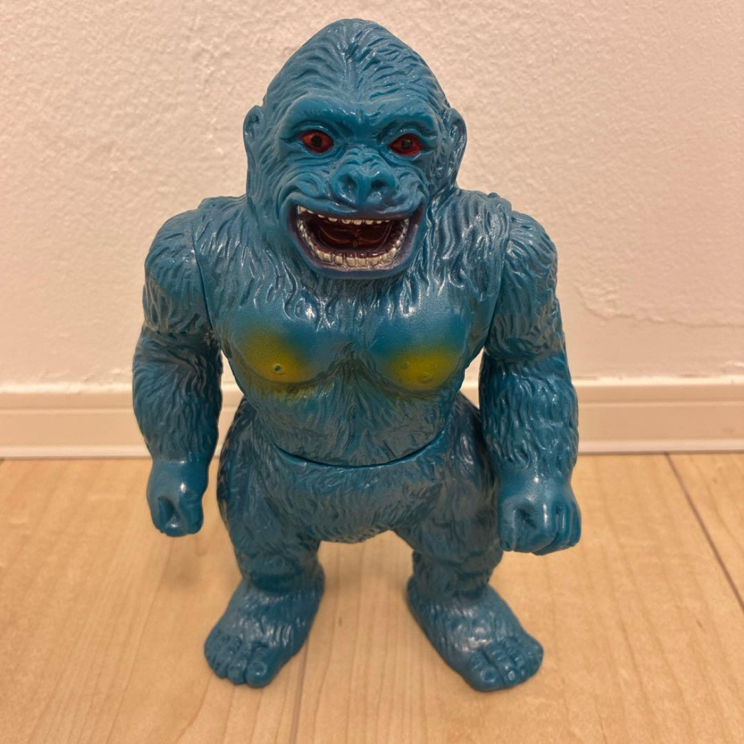 マルサン ウルトラ怪獣シリーズ ジャイアントゴリラ 復刻 ソフビ 青 ブルー