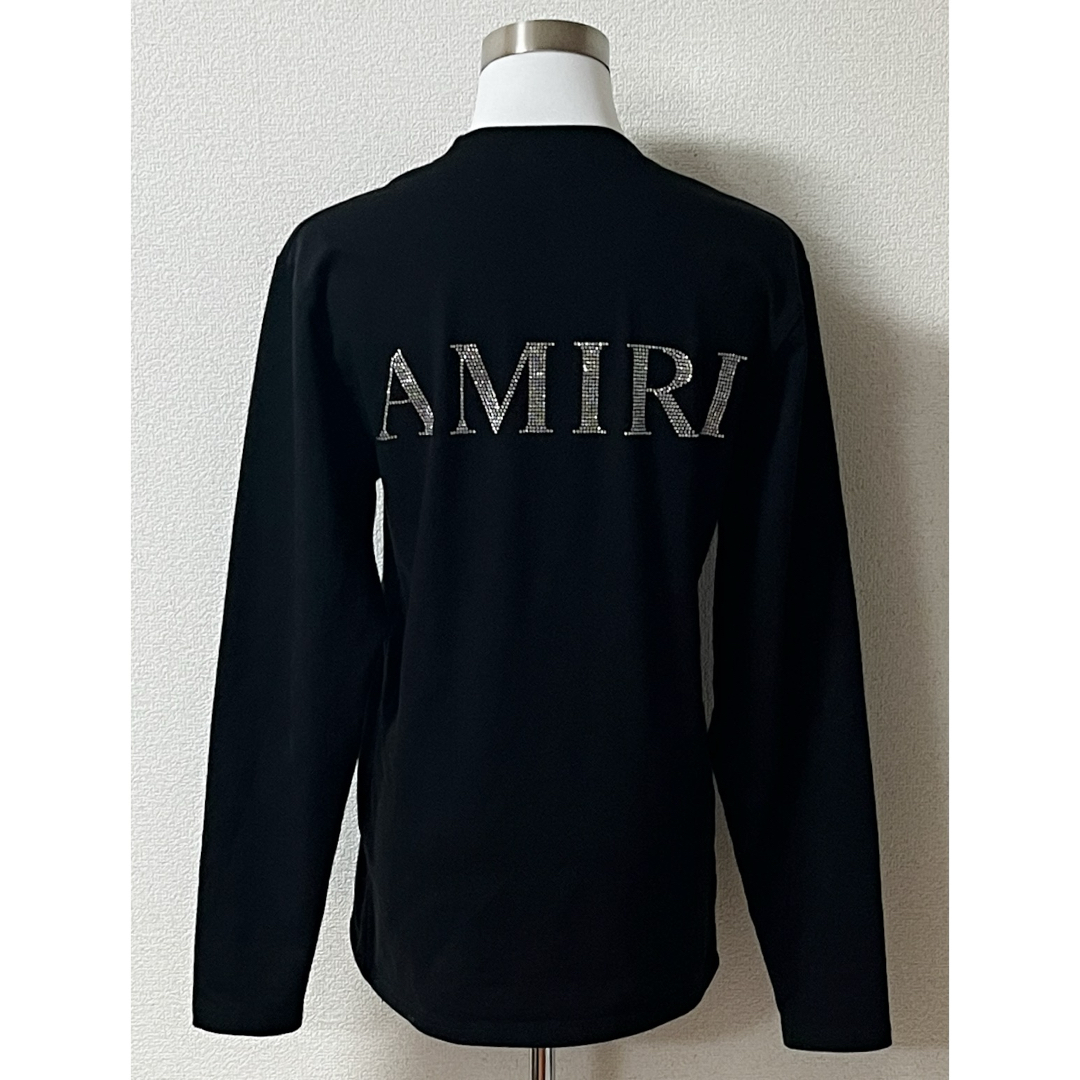 AMIRI - AMIRI アミリ ロンT 長袖 ラインストーン 男女兼用 メンズ
