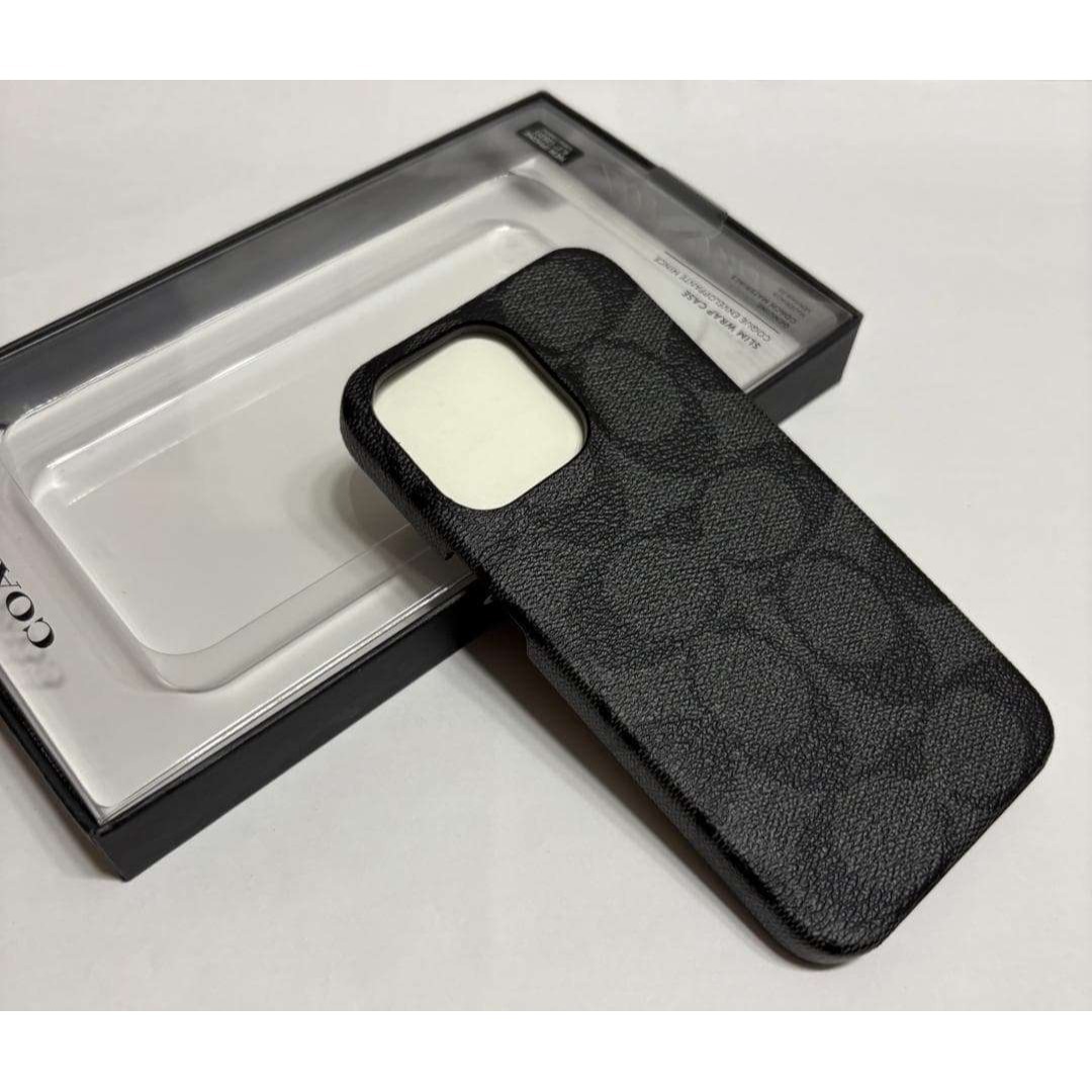 COACH - COACH iPhone13 pro 対応 ケース C8023 GRAPHITEの通販 by