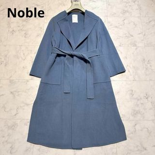Noble - NOBLE / メランジエアーウール ワイドカラーコートの通販 by