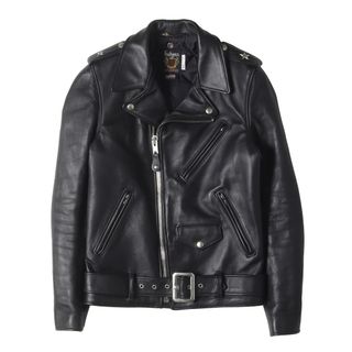 schott - ショット ライダースジャケット 34 シングル襟付きの通販 by