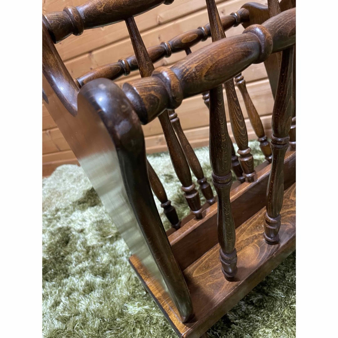 飛騨産業 - 美品 キツツキ 飛騨産業 マガジンラックの通販 by リユース