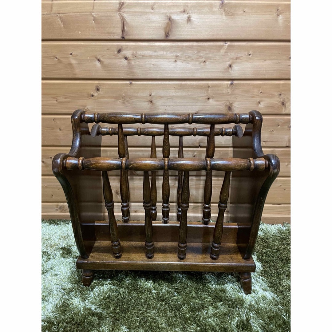 飛騨産業 - 美品 キツツキ 飛騨産業 マガジンラックの通販 by リユース