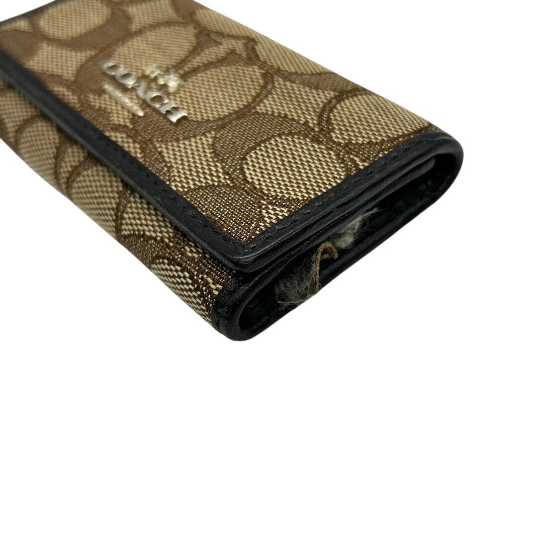 COACH - 【良品】コーチ COACH シグネチャー キーケース 5連 鍵入れ