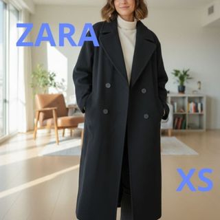 ZARA（ロングコート ・ ブラック/黒色系）のフリマアイテム一覧